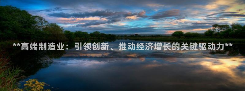 彩神8官网500：**高端制造业：引领创新、推动经济增长的关键驱动力**