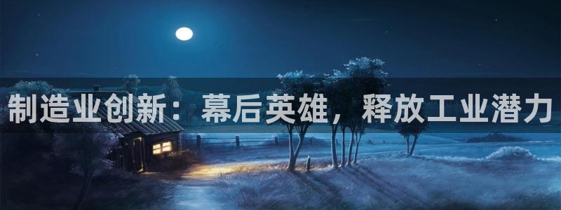 彩神vllⅰ购彩大厅：制造业创新：幕后英雄，释放工业潜力