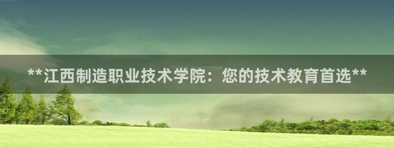 所有彩神购买首页中心：**江西制造职业技术学院：您的技术教育首选**