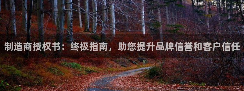 彩神v8手机客户端在哪：制造商授权书：终极指南，助您提升品牌信誉和客户信任