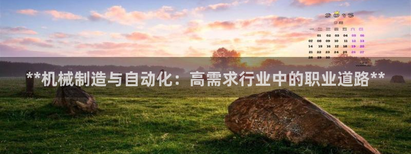 彩神新微聊：**机械制造与自动化：高需求行业中的职业道路**