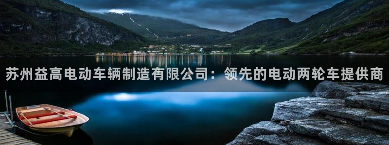 彩神数码科技有限公司：苏州益高电动车辆制造有限公司：领先的电动两轮车提供商