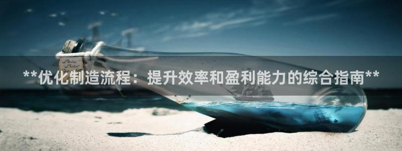 彩神vll官网-最新版app下载：**优化制造流程：提升效率和盈利能力的综合指南**