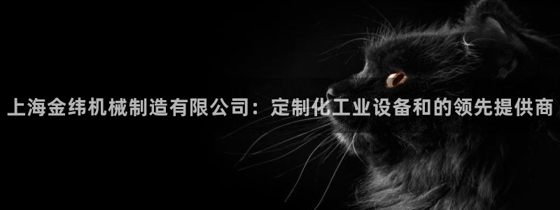 彩神iv争霸购彩大厅：上海金纬机械制造有限公司：定制化工业设备和的领先提供商