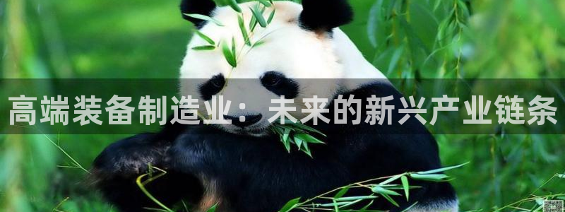 彩神v8几个版本：高端装备制造业：未来的新兴产业链条