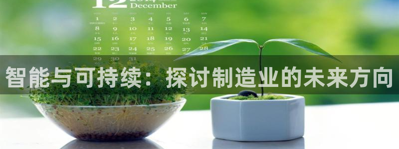 彩神赢钱了吗：智能与可持续：探讨制造业的未来方向