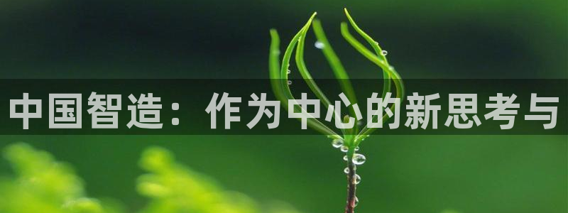 彩神VII购彩中心：中国智造：作为中心的新思考与