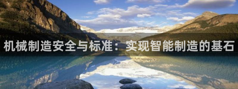 彩神Vll购彩大厅：机械制造安全与标准：实现智能制造的基石